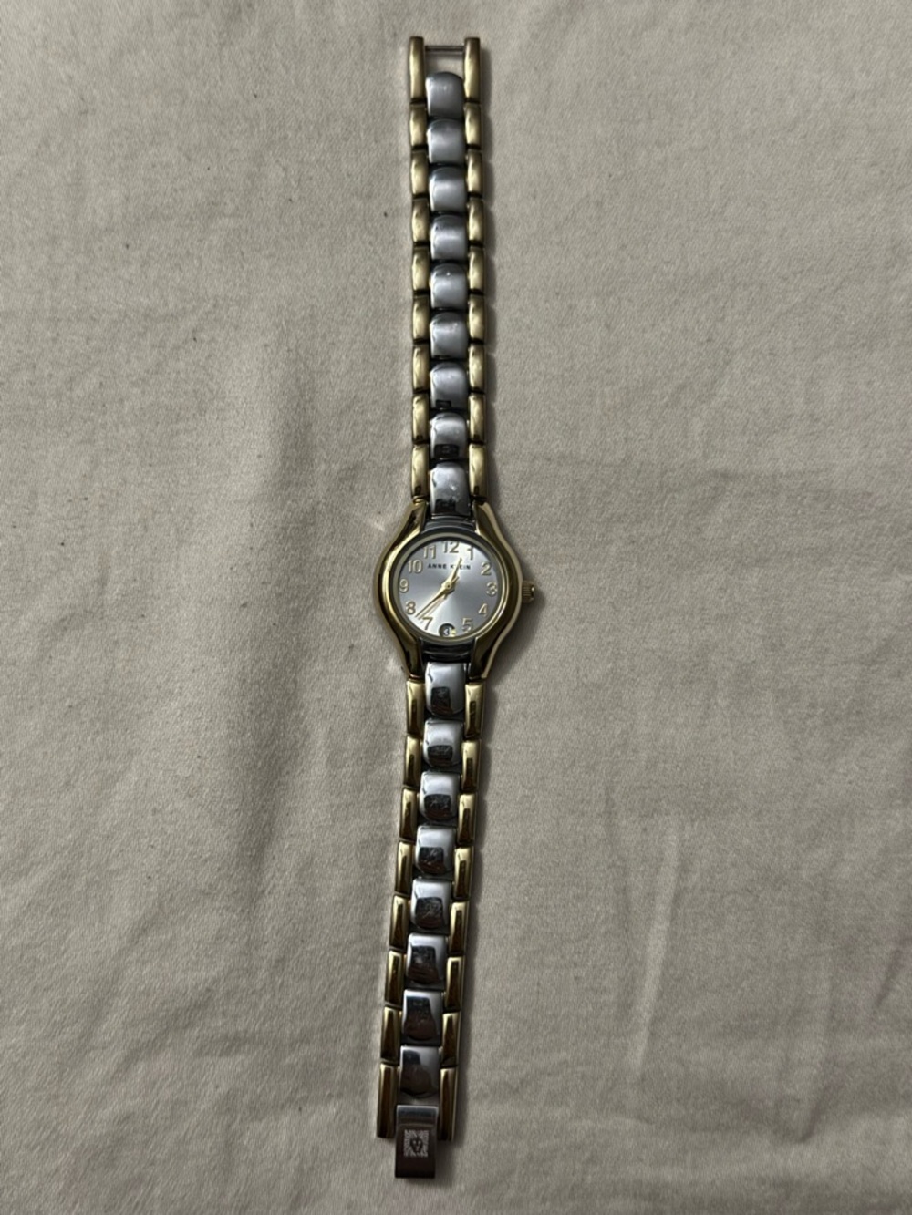 Anne Klein Two-Tone Gold & Silver Women's Link Watch